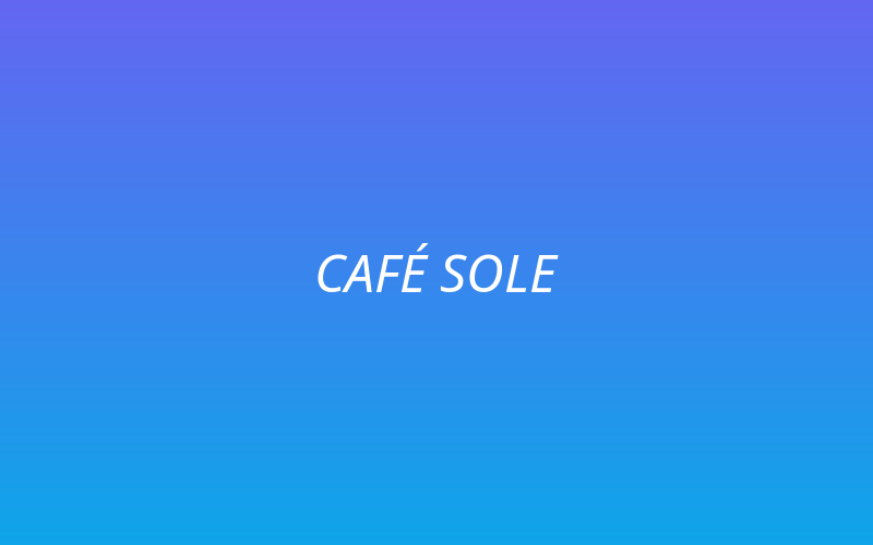 Café Sole — Strandcafé bei Sonnenuntergang auf Koh Phangan
